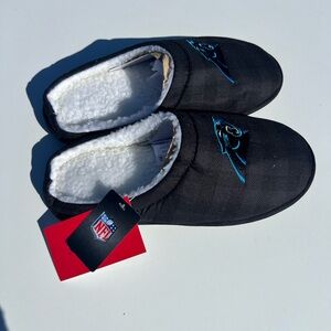 NFL Black and White Men's Slippers